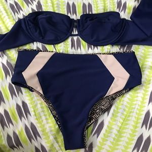 Acacia Swimwear Indigo set